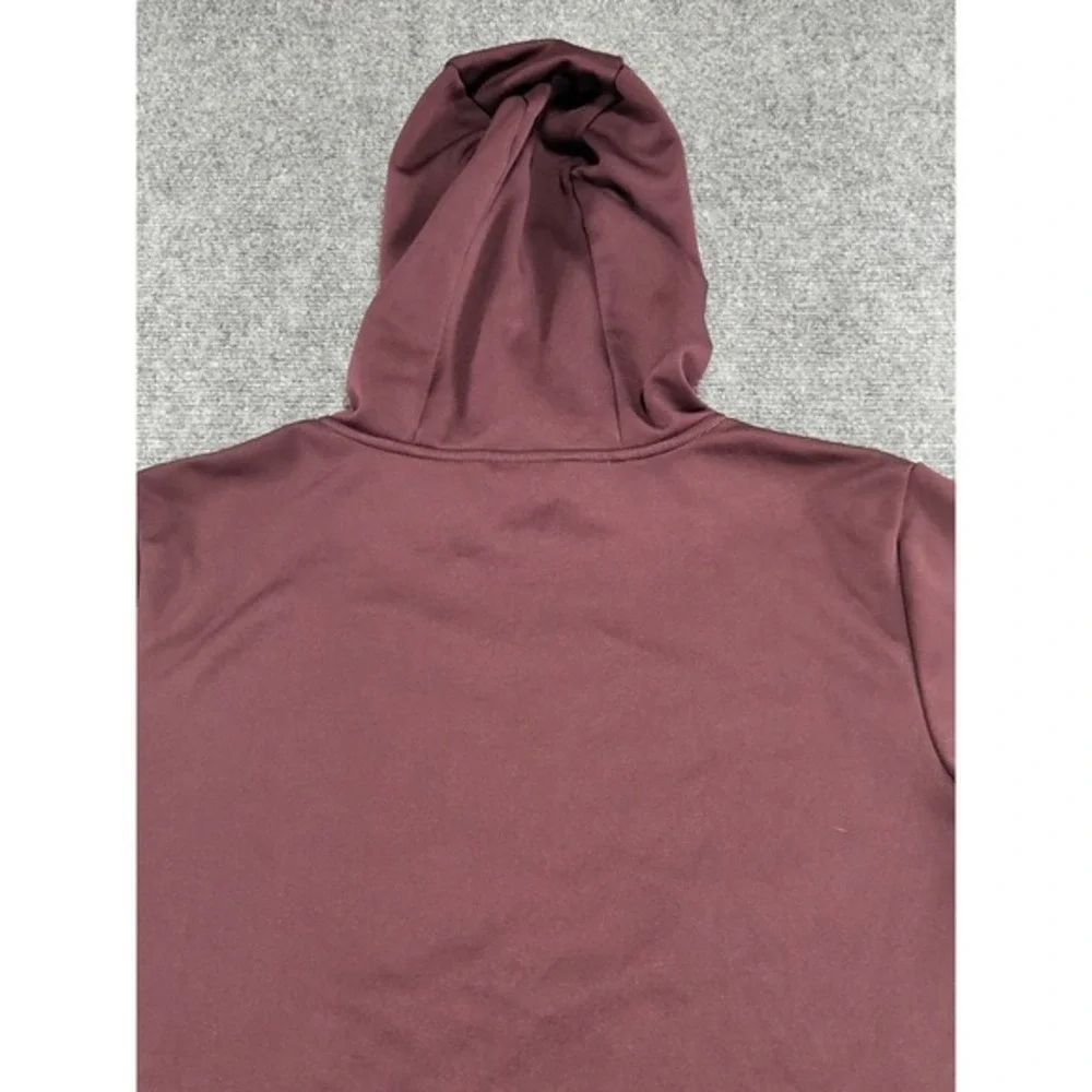 The North Face Drew Peak Hoodie Sweatshirt Men's Medium Maroon Pullover Outdoors